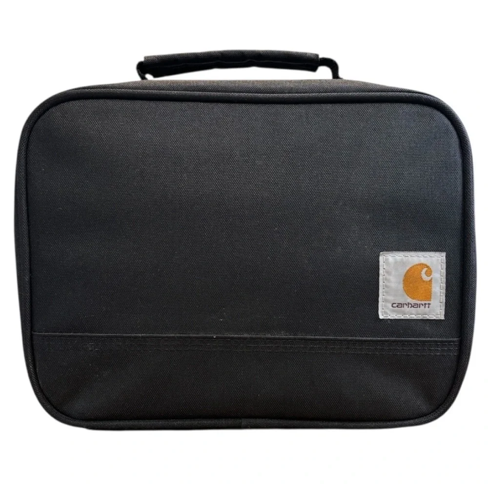 Carhartt Black Insulated Lunch Cooler with Embroidered Logo